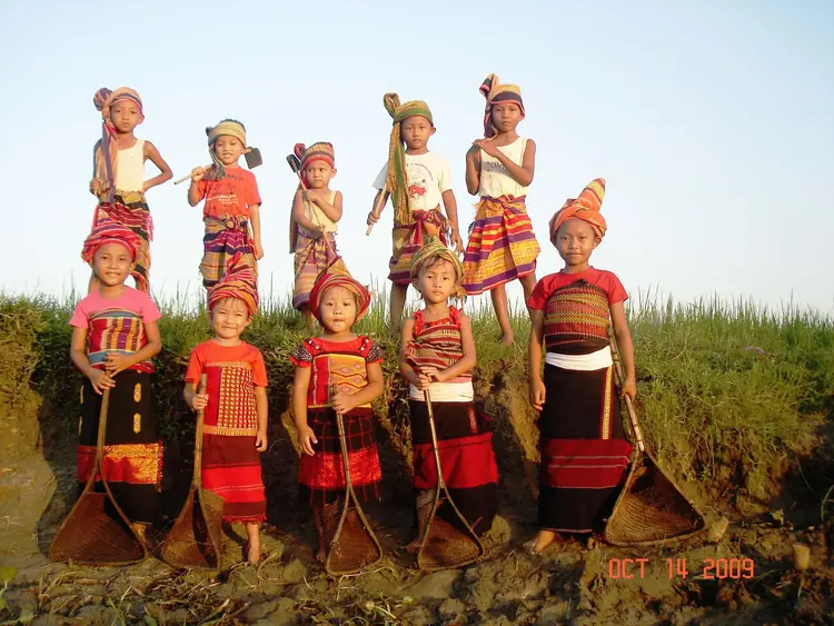 Kocha Rabha Traditional Dress by Children of Jajong SHG