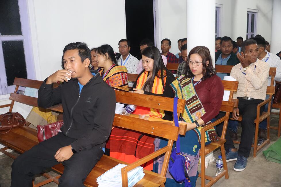 Congregations present on the the Rabha Holy Bible Releasing Day